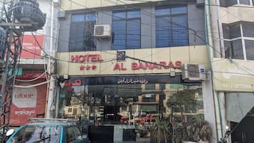 Majoituspaikan julkisivu