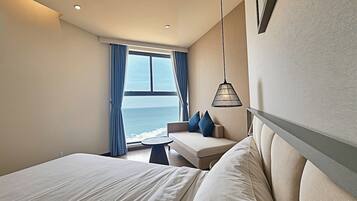 Free minibar items, in-room safe, desk, laptop workspace