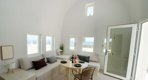 Deluxe-suite - balkon | Spisning på værelset