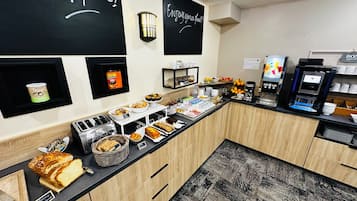 Daily buffet breakfast for a fee