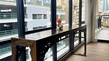 3 Bedrooms Exclusive Apartment (Unit 503) | Living area | 46-inch Smart TV with digital channels