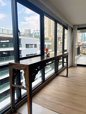 3 Bedrooms Exclusive Apartment (Unit 503) | Living area | 46-inch Smart TV with digital channels