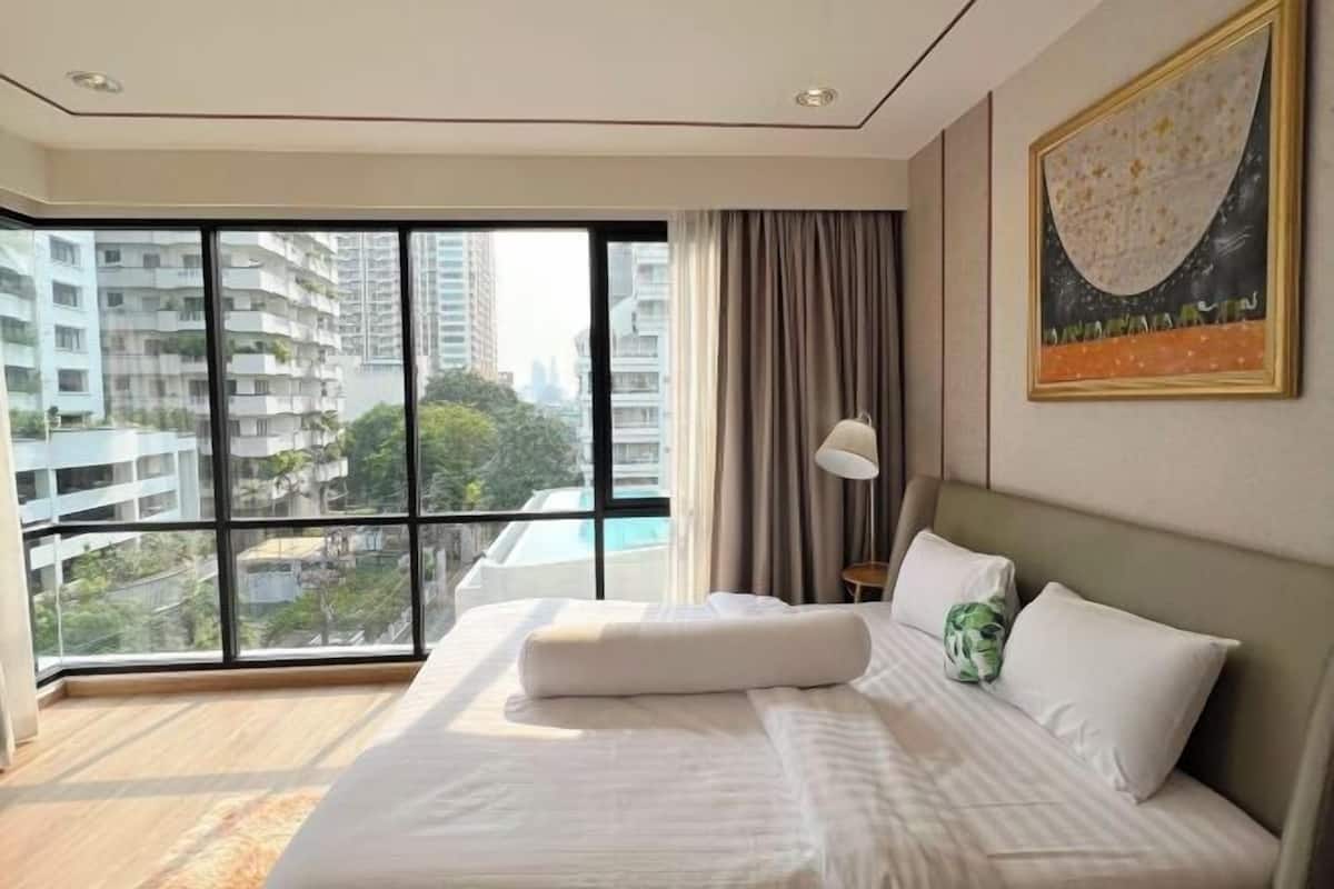 4 quartos, roupas de cama premium, edredons de pluma
