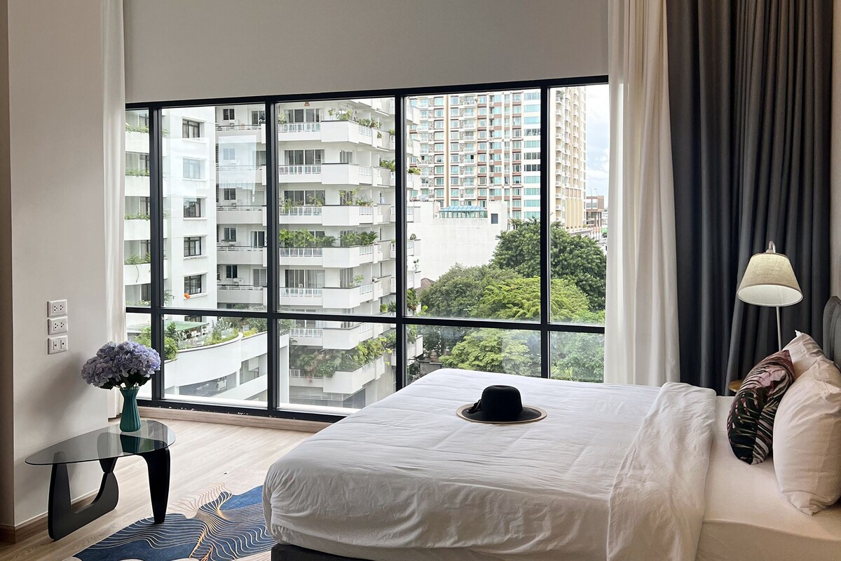 4 Bedrooms Exclusive Apartment (Unit 601) | 고급 침구, 오리/거위털 이불, 책상, 노트북 작업 공간