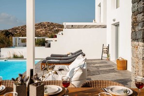 Terrace/patio - Maison Solea , Plaka Area Naxos (Naxos)