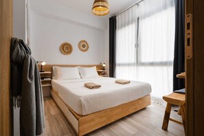 2 soverom, strykejern/-brett, reiseseng for barn og wi-fi (inkludert)