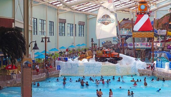 Una piscina riscaldata