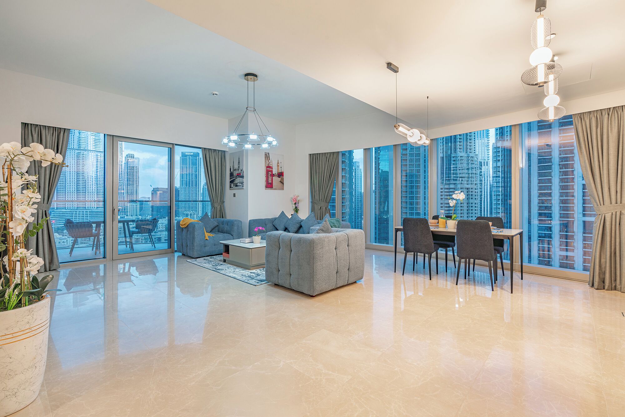 52-inch flat-screen TV with cable channels