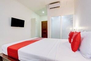 Deluxe-dobbeltværelse | Skrivebord, gratis Wi-Fi, sengetøj