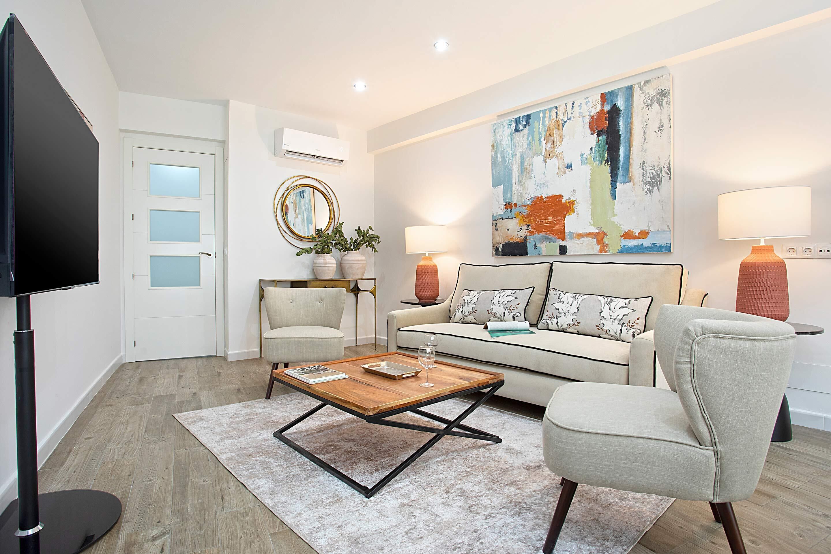 Appartement (2 Bedrooms) | Woonkamer