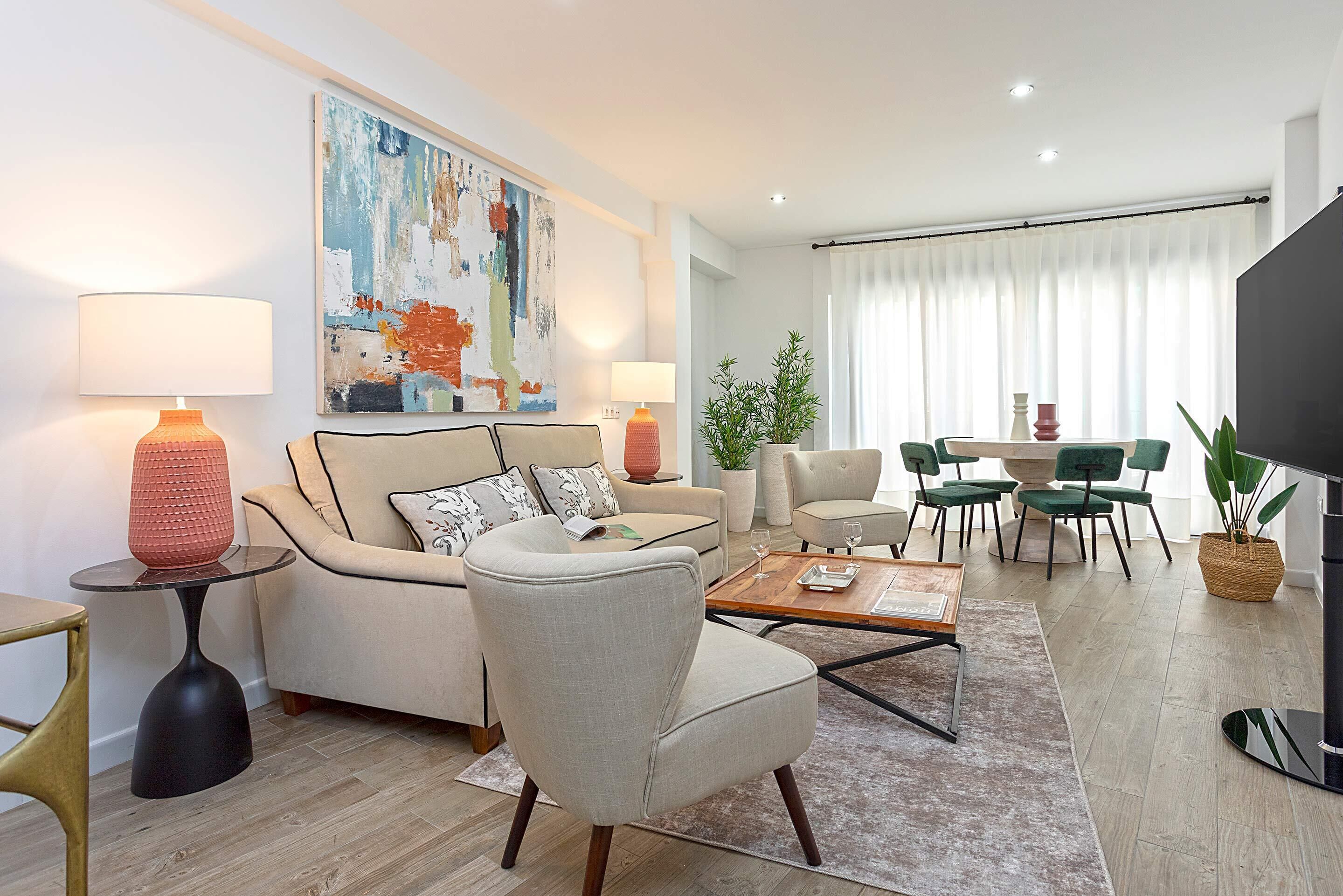 Apartment (2 Bedrooms) | Living room