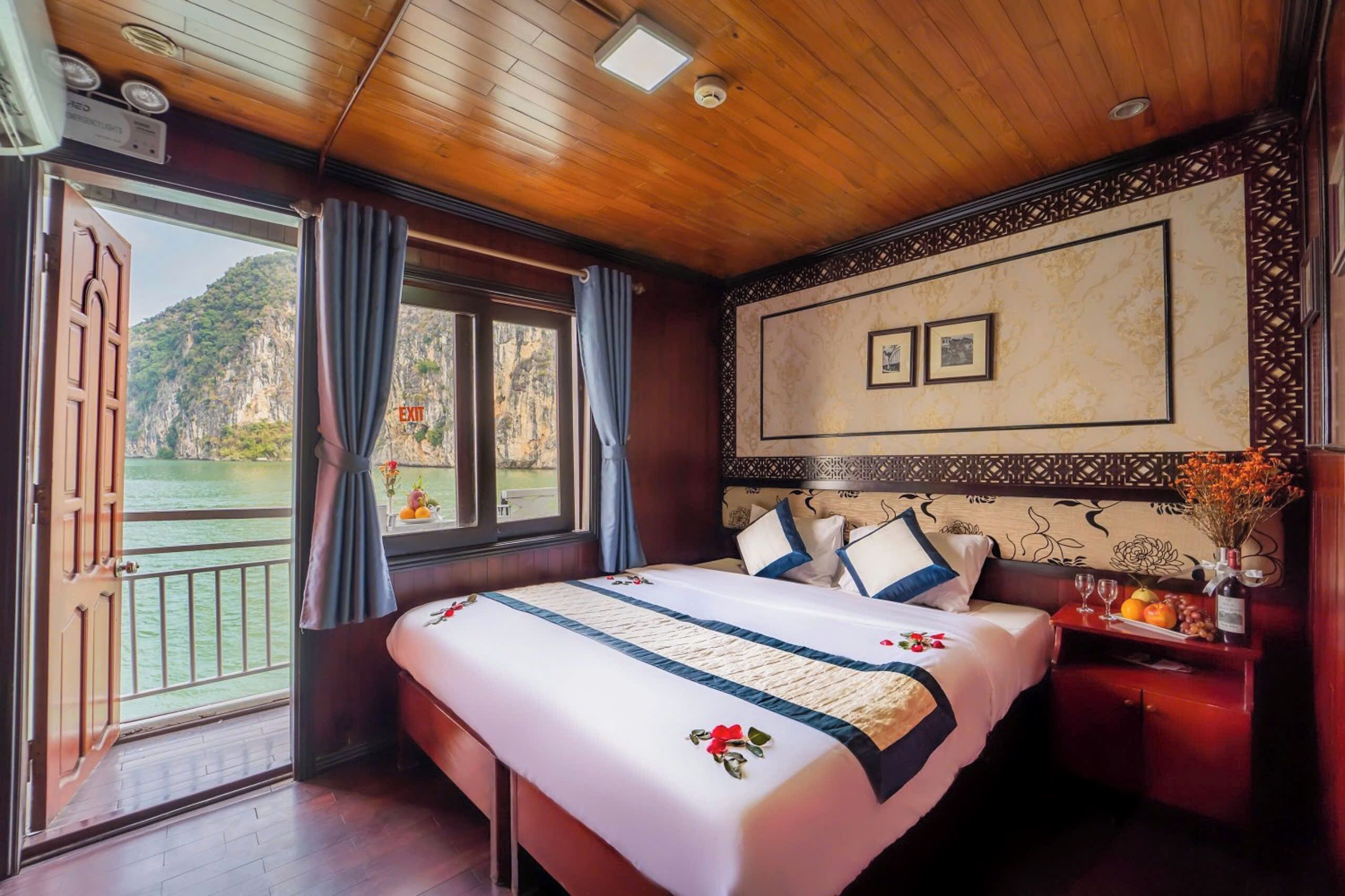 슈피리어 더블룸, 바다 전망 | 거실 공간