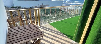 Seafront getaway: Holiday home on the beach in the north of the island.