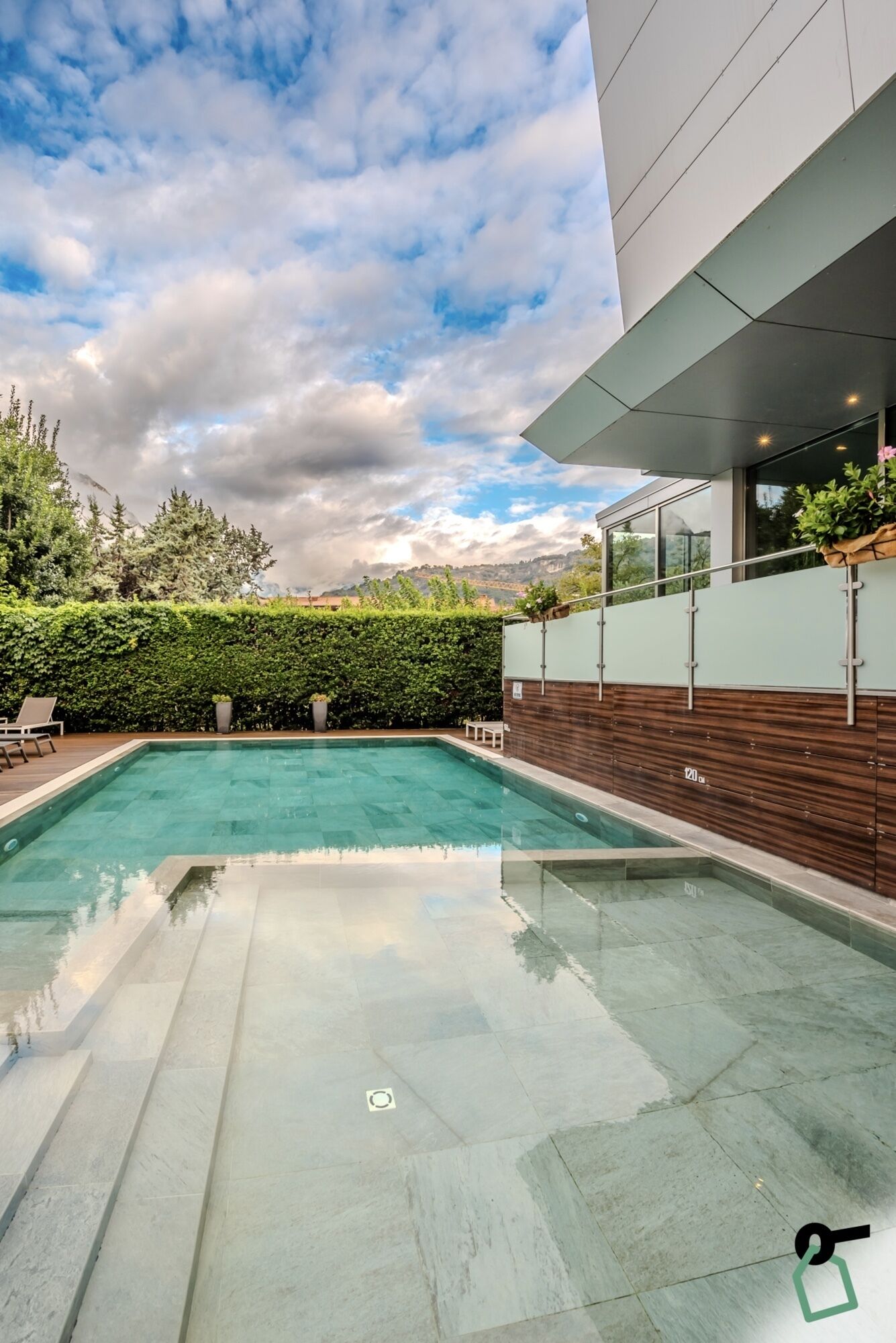 Outdoor pool, open 8:00 AM to 8:00 PM, pool umbrellas, pool loungers