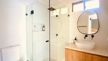 Towels, soap, toilet paper