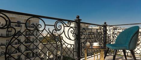 Blick vom Balkon