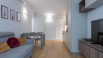Apartamento | Área de estar | TV 35 polegadas com canais digitais