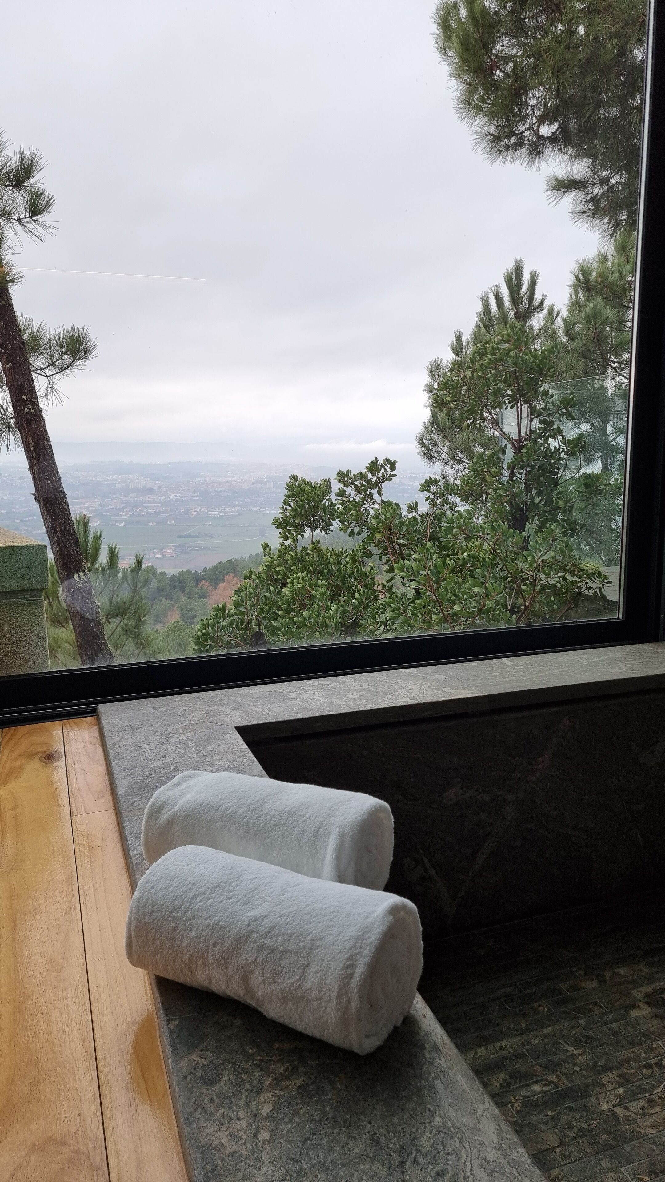 Vue depuis l’hébergement
