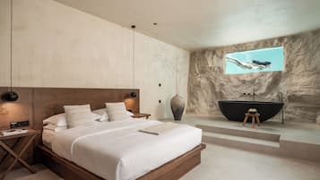 Signature Private Pool Suite | 1 Schlafzimmer, laptopgeeigneter Arbeitsplatz, Verdunkelungsvorhänge