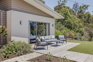 Terrace/patio - PICTURESQUE RURAL OASIS ON 6 ACRES BOASTS PANORAMIC BUSHLAND AND OCEAN VIEWS (Quindalup)