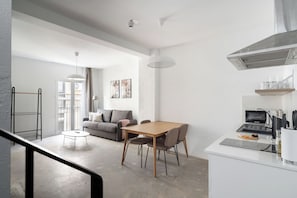 Two-Bedroom Apartment with Terrace | Living area