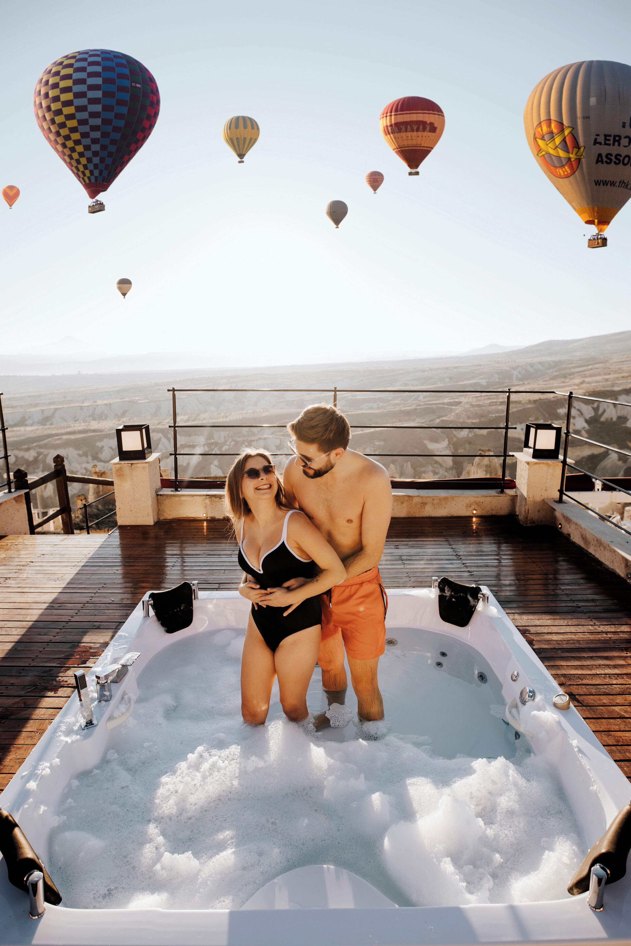 Piscine sur le toit