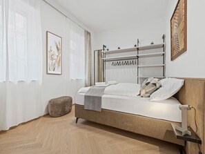 Superior Apartment, 1 Bedroom, Patio, Garden Area | 2 bedrooms, premium bedding, down duvets, pillow-top beds