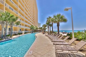 Una piscina riscaldata