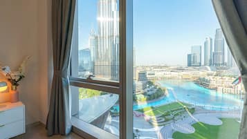 Căn hộ, quang cảnh thành phố | 1 phòng ngủ, bàn ủi/dụng cụ ủi quần áo