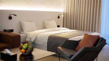 1 chambre, coffres-forts dans les chambres, bureau, rideaux occultants