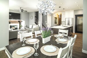 Dining - Large new family home near Airport and mall!  I AC I Garage I Sleep 16+ (Calgary)