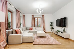 Living area - Lumina amazing house in Warsaw (Warsaw)
