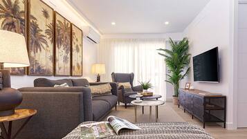 Lejlighed (4 Bedrooms) | Opholdsområde