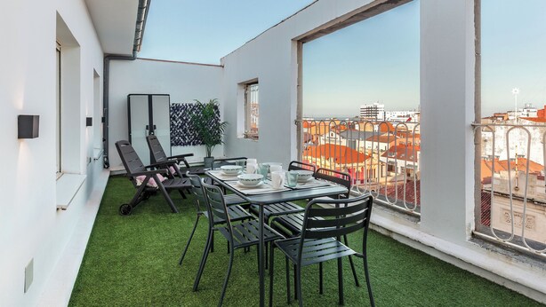 Apartamento (2 Bedrooms) | Terraza o patio