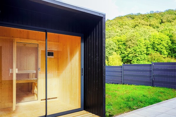 Exclusive Condo, 2 Bedrooms, Sauna | Terrace/patio - 7Seas Erholungsdomizil Bostalsee (Nohfelden)