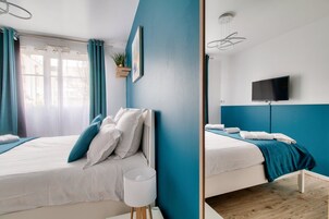 1 habitación, ropa de cama de alta calidad, wifi gratis y ropa de cama 