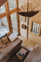 Cabin, 1 Bedroom | Living area