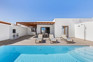 Una piscina riscaldata