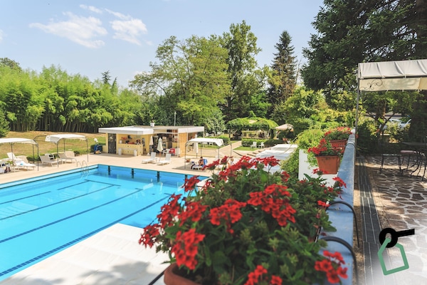 Indoor pool, seasonal outdoor pool