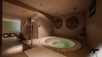 Sauna, hot tub, massages