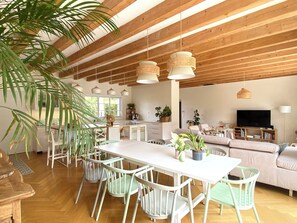 Dining - Air-conditioned villa with heated pool and Jacuzzi (Soustons)