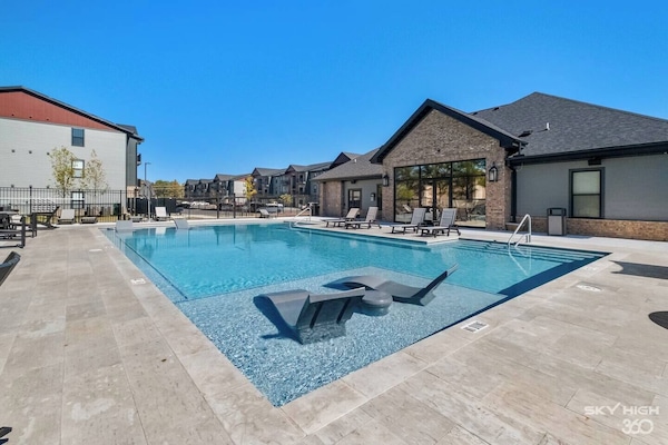 Take a dip in our seasonally heated saltwater pool and grill a few burgers at the clubhouse to end your perfect day.