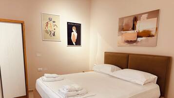 Studio Classique, 2 lits une place | Bureau, Wi-Fi gratuit, draps fournis