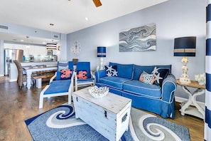 Condo, Multiple Beds (Grand Panama 1-1807) | Living area - Grand Panama 1-1807 (Panama City Beach)