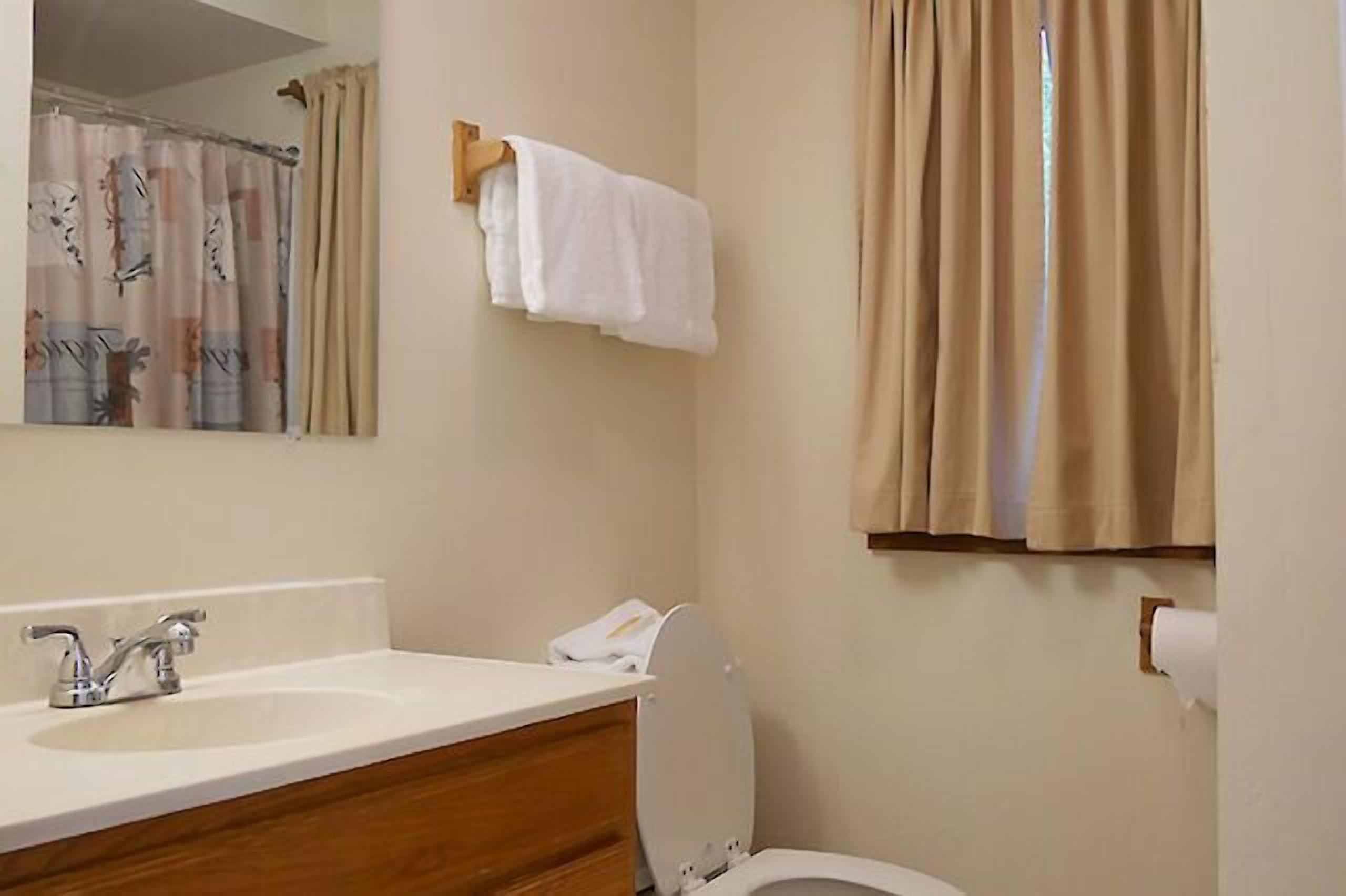 Hair dryer, towels