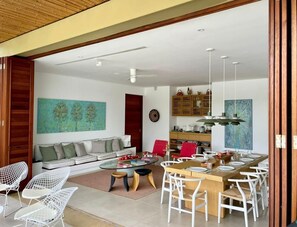 Apartamento superluxo | Área de estar