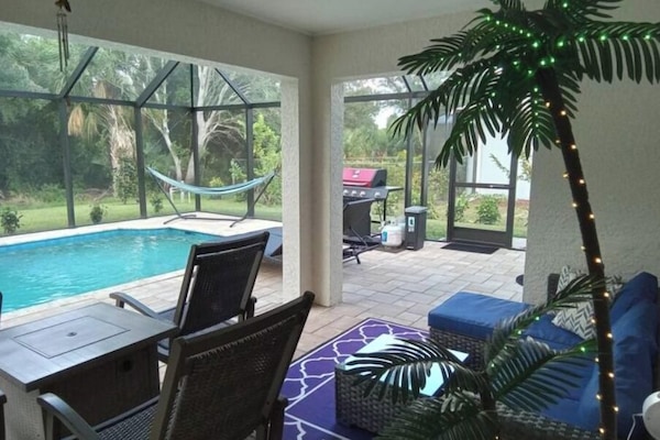 Piscina externa, piscina aquecida