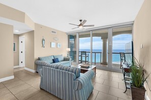 Condo, Multiple Beds (Portofino Island Resort 1-2002) | Living area - Portofino Island Resort 1-2002 (Pensacola Beach)