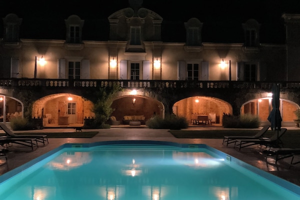 Front of property – evening/night