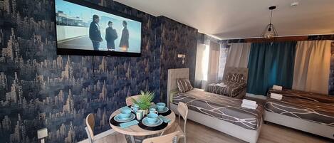 Coffres-forts dans les chambres, rideaux occultants